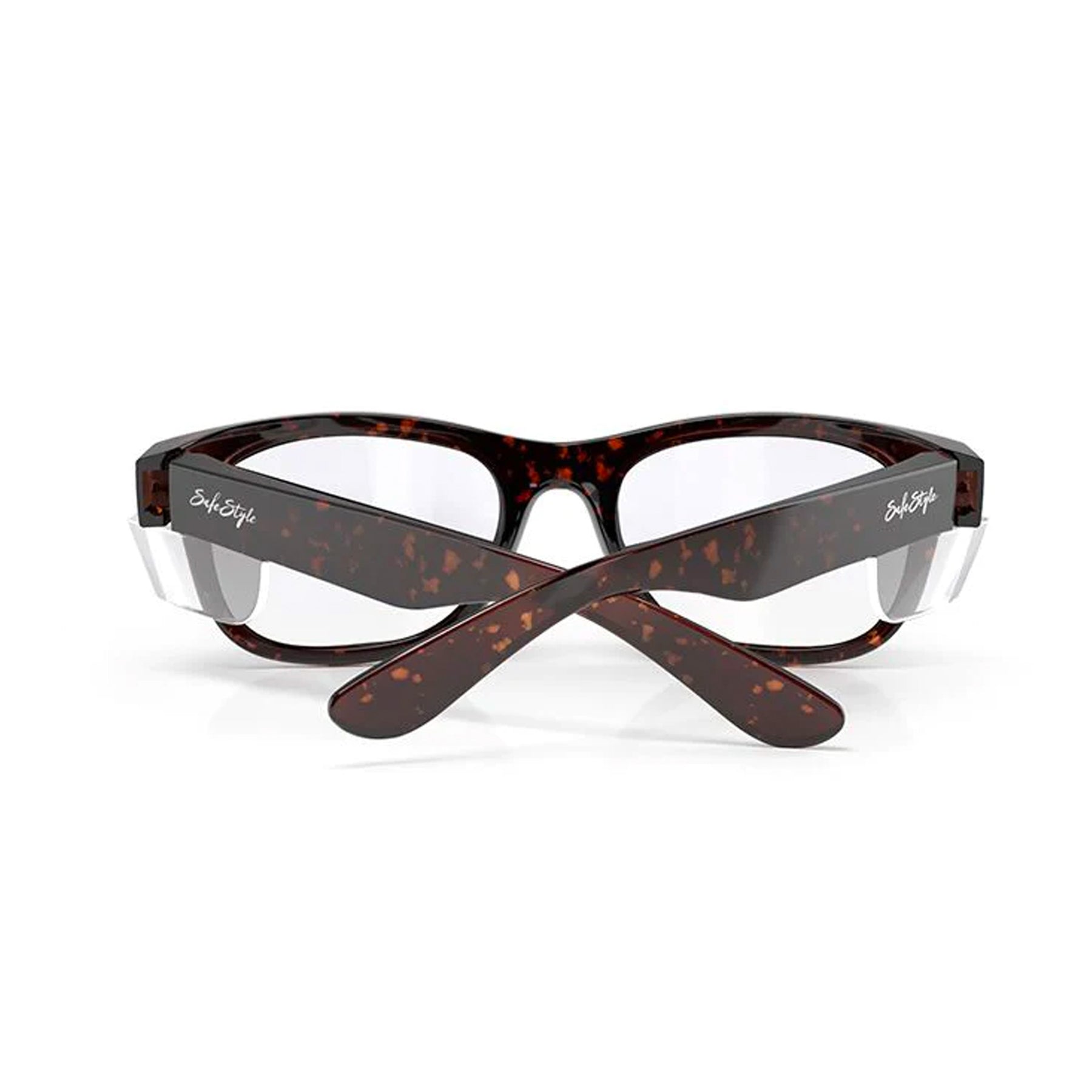 safestyle classics brown tort frame with clear lens