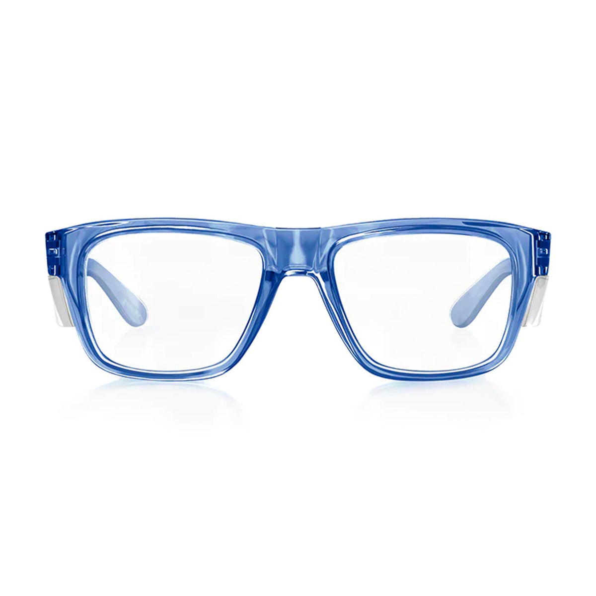 safestyle fusions blue frame with clear lens