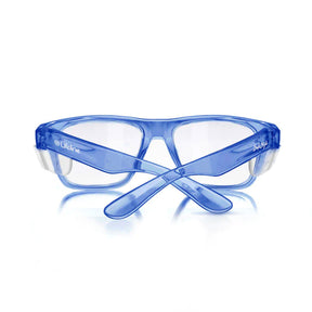 safestyle fusions blue frame with clear lens