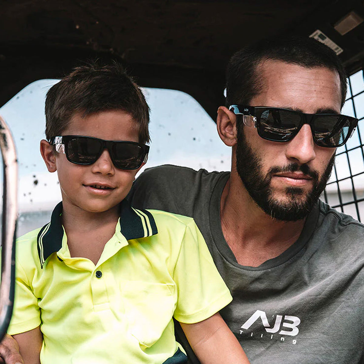 safestyle kids fusions black frame with tinted lens