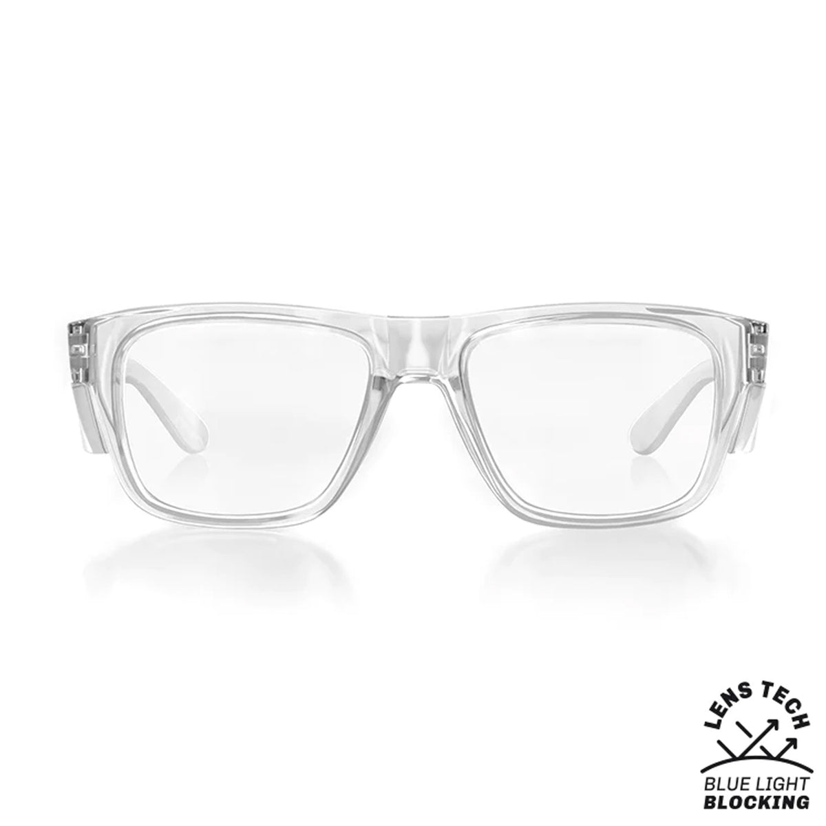 safestyle fusions clear frame with blue light lens
