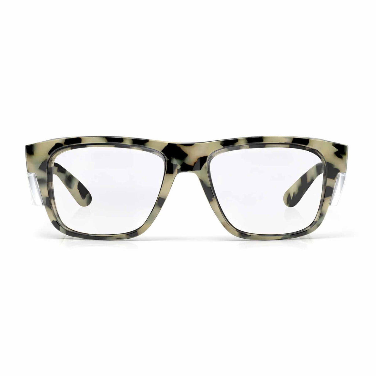 safestyle fusions milky torts frame with clear lens