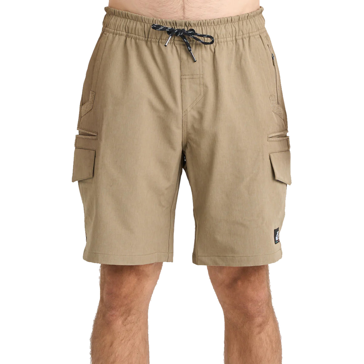 jet lite hybrid 20 inch utility short in khaki