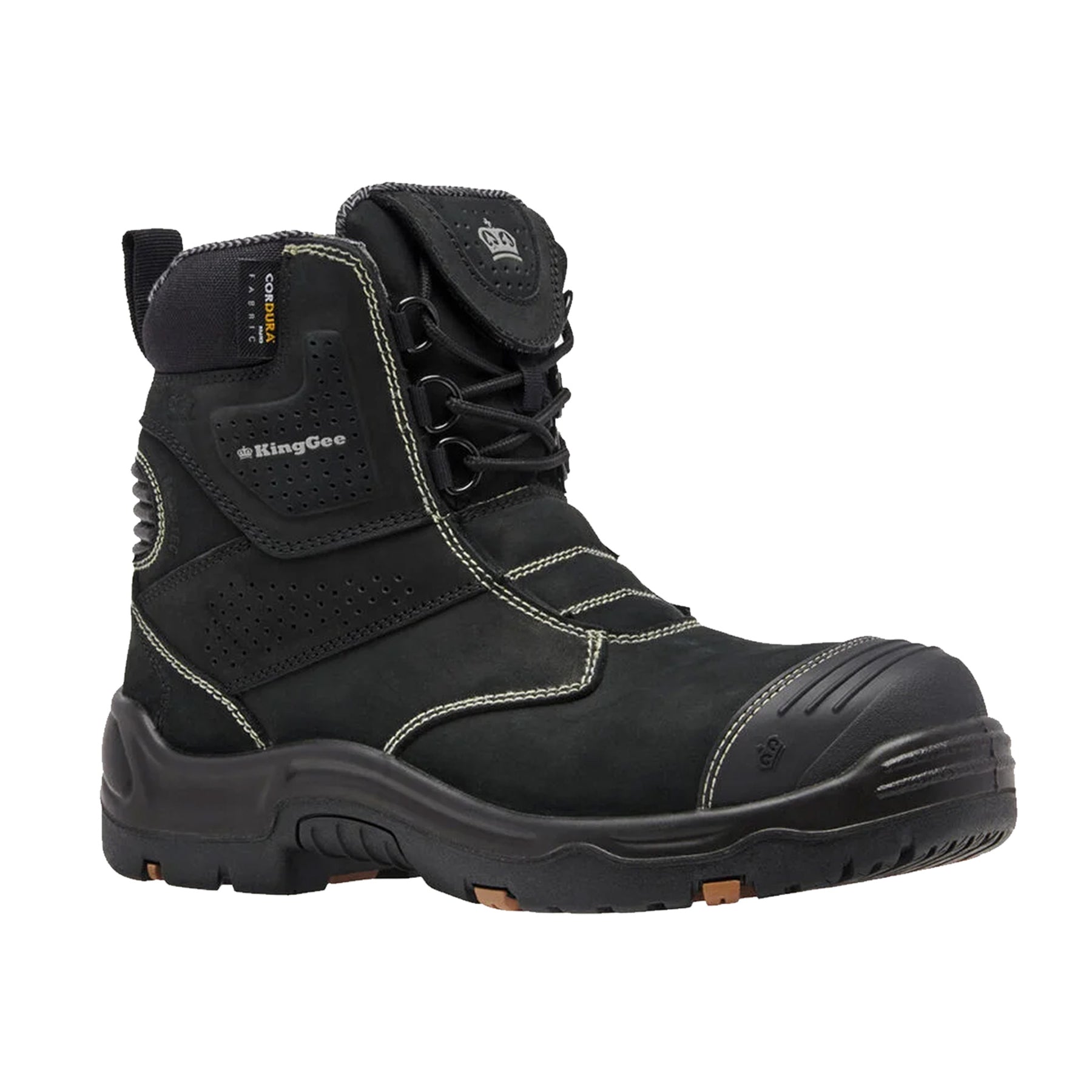 king gee bennu pro 6 safety boot in black