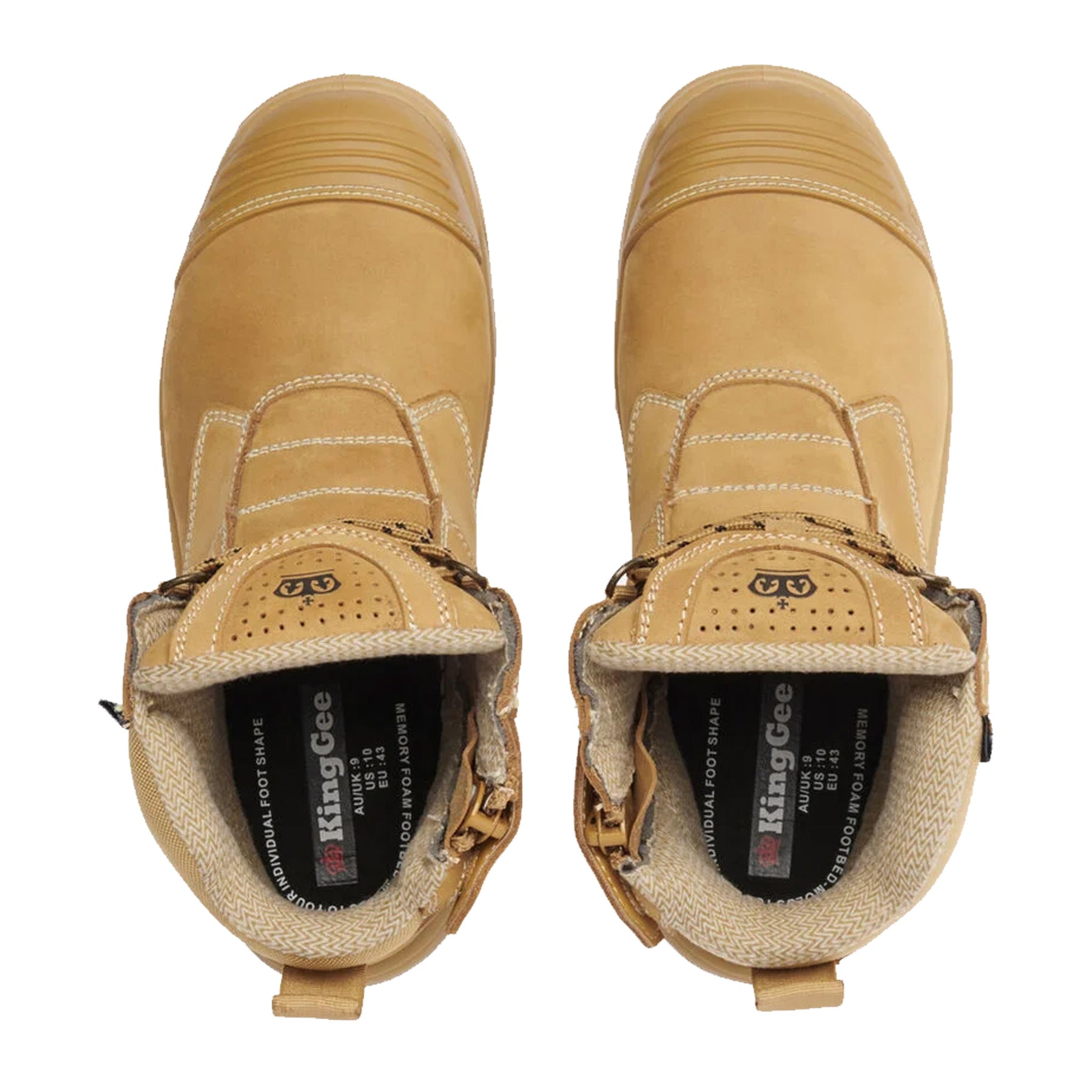 king gee bennu pro 6 safety boot in wheat