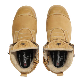 king gee bennu pro 6 safety boot in wheat