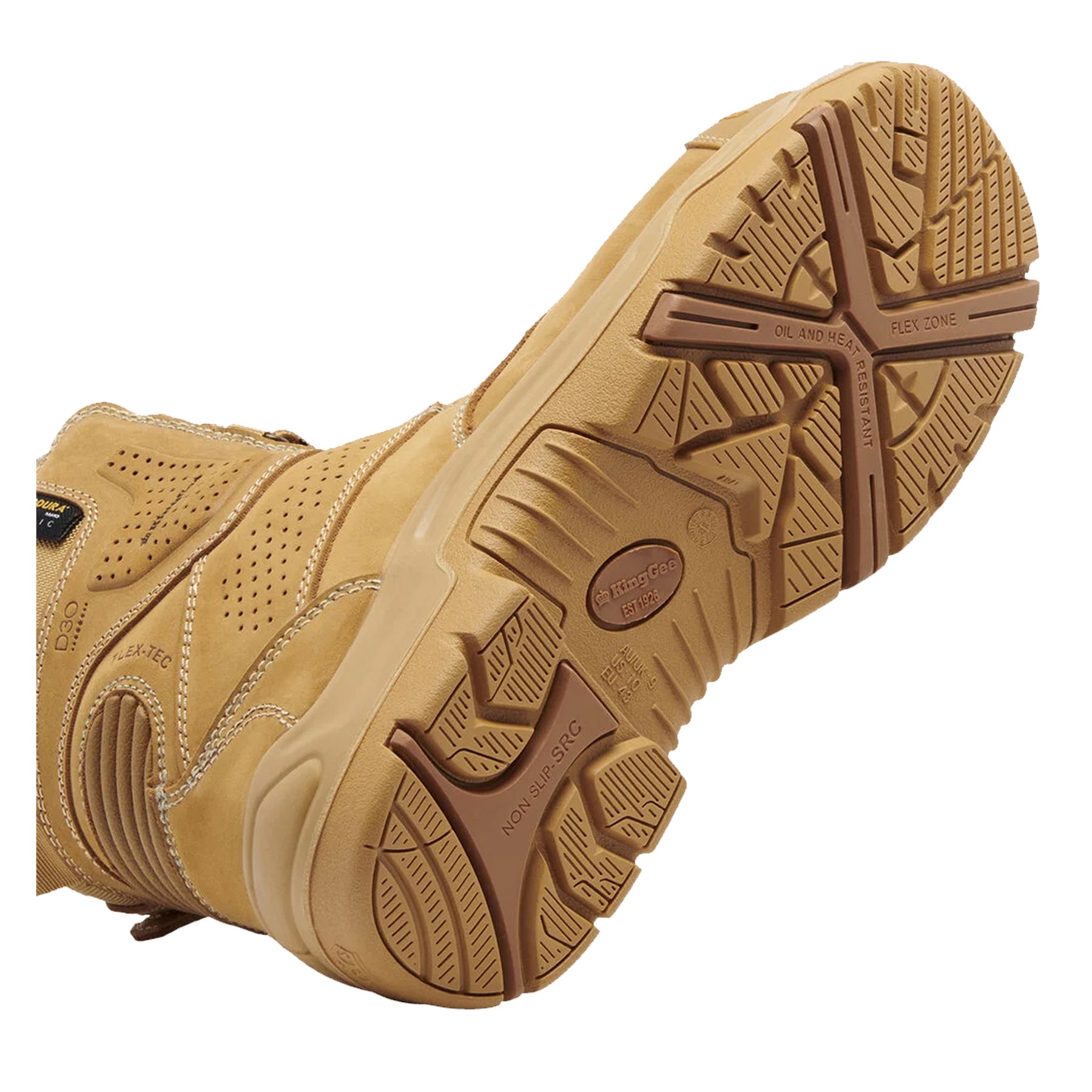 king gee bennu pro 6 safety boot in wheat