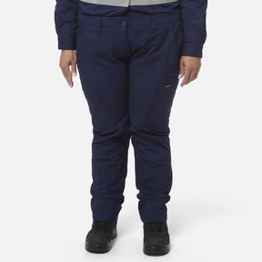 king gee WOMENS WORKCOOL PRO STRETCH PANTS in navy