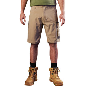 fxd lightweight stretch work shorts in khaki