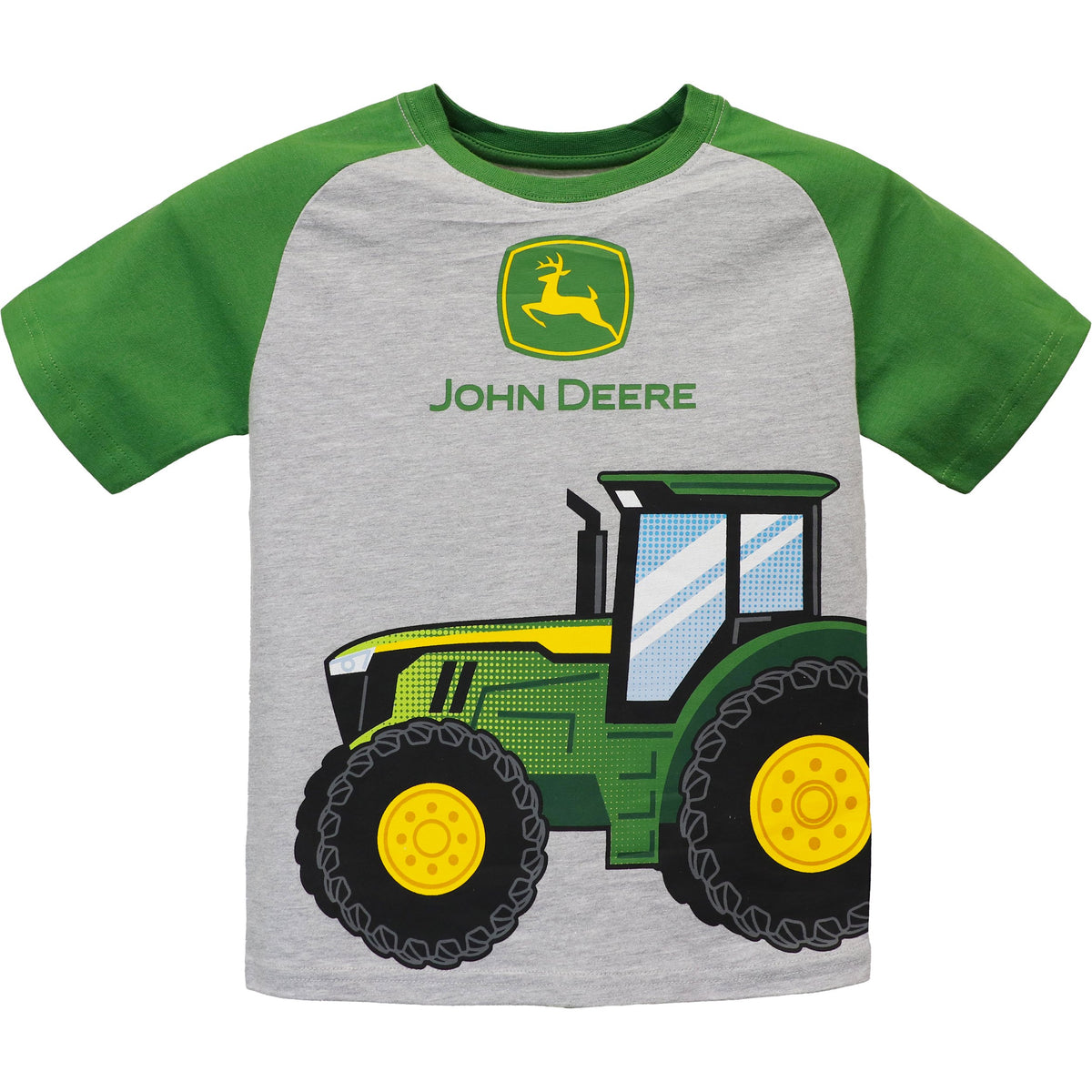 john deere large tractor kids tee