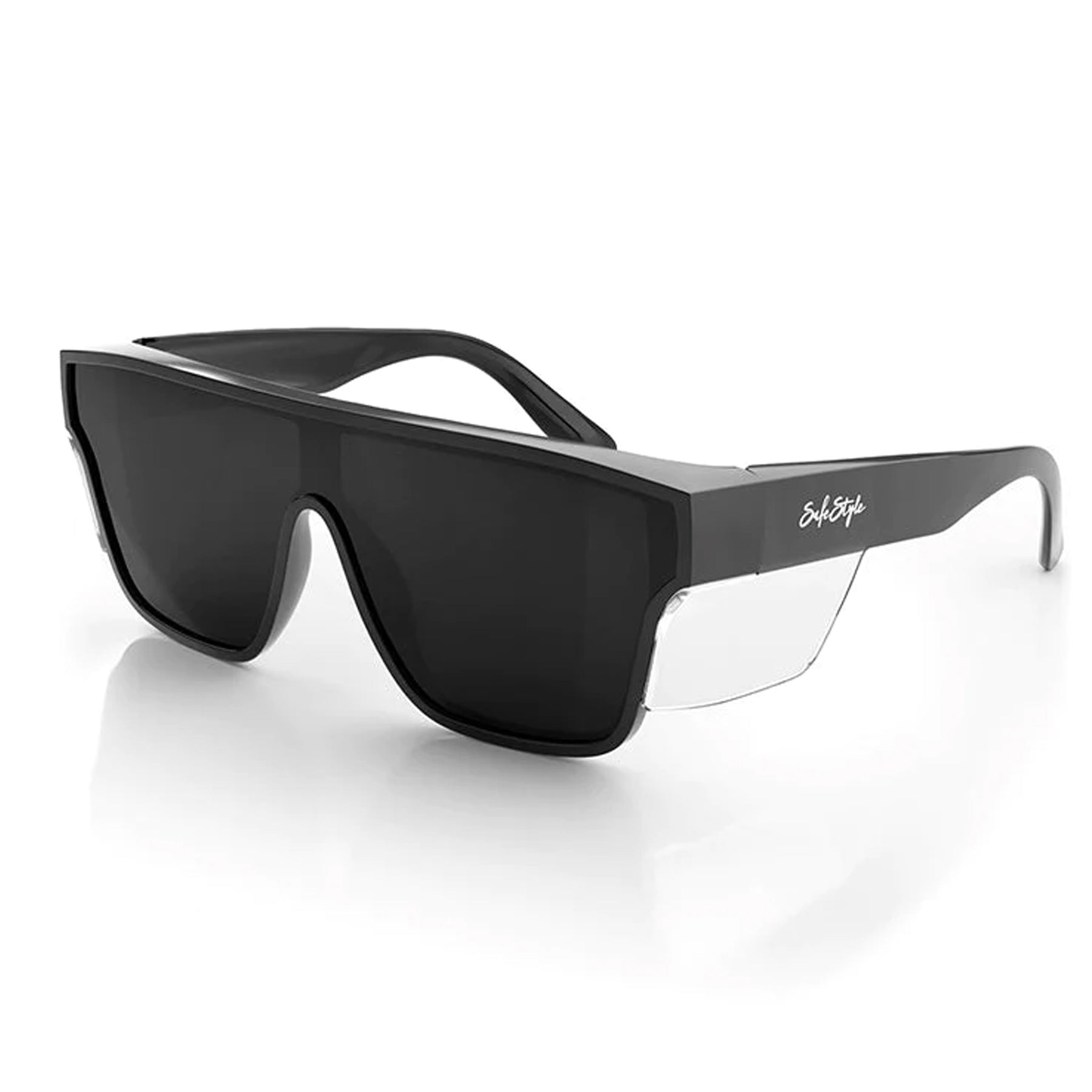 safestyle primes black frame with tinted glasses