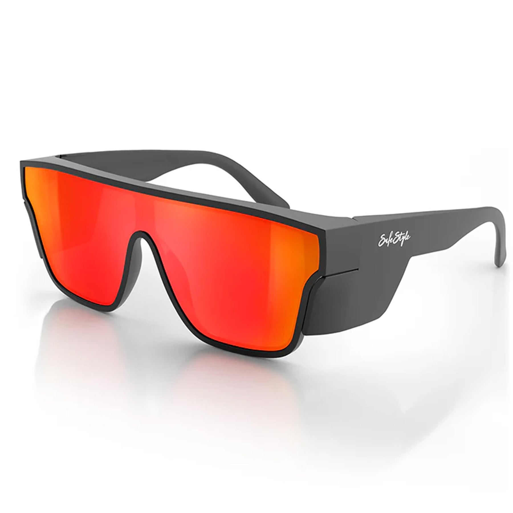 PRIMES MATTE BLACK FRAME - REFLECTORS RED LENS - PMBRT100