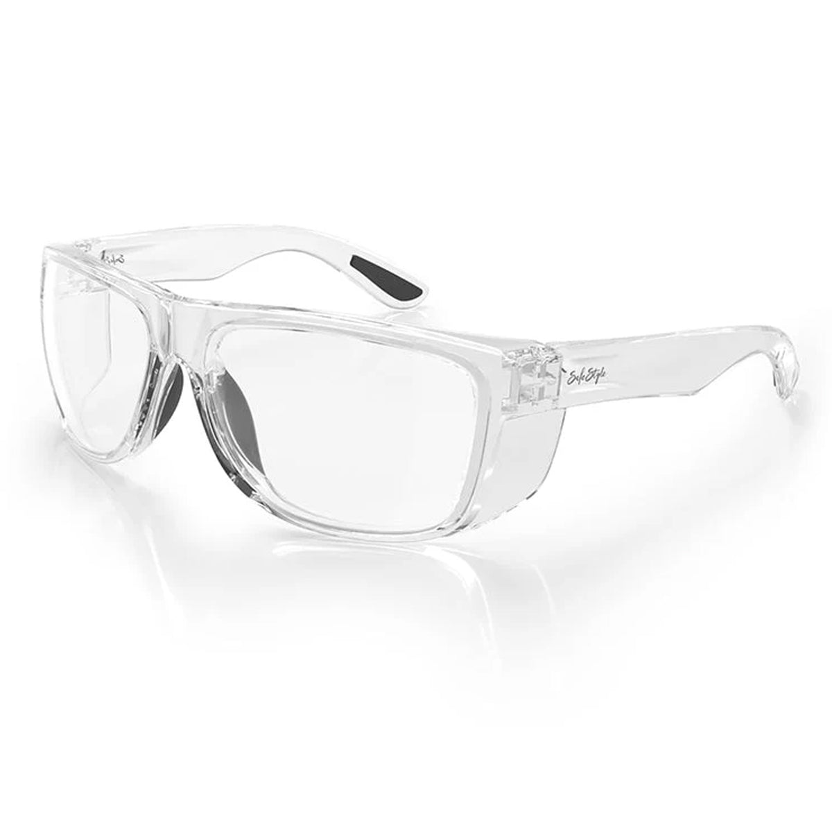 safestyle rapids safety glasses with clear frame and clear lens