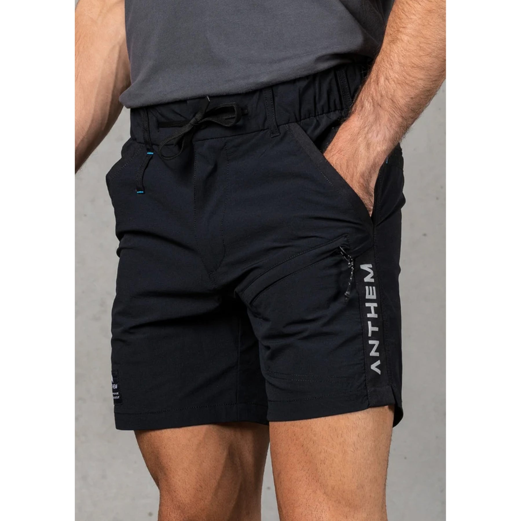 anthem workwear triumph short in black