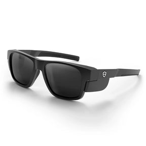 fusions performance range with matte black frame with grey polarised lens
