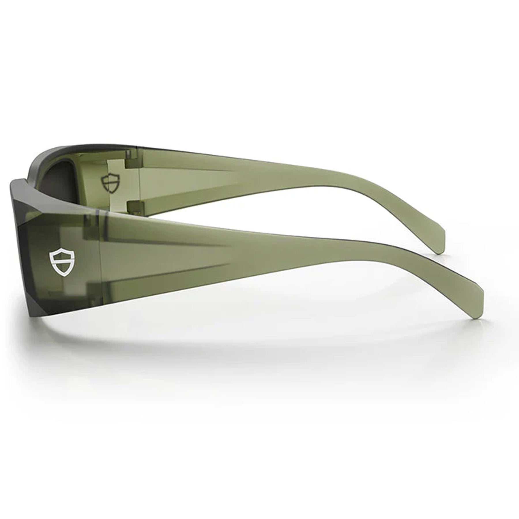 SAFESTYLE AURAS MATTE MOSS GREEN FRAME - GREY POLARISED LENS