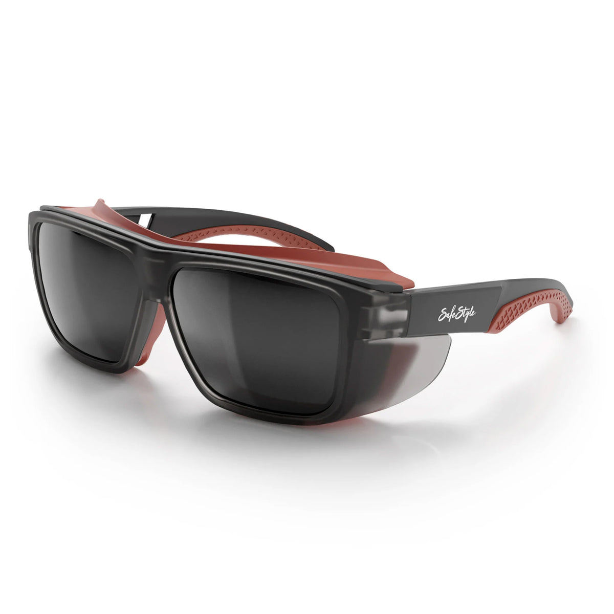 safestyle converts matte graphite red frame grey polarised lens