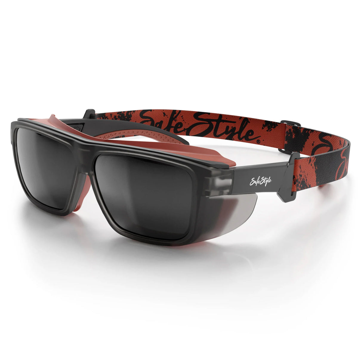 safestyle converts matte graphite red frame grey polarised lens