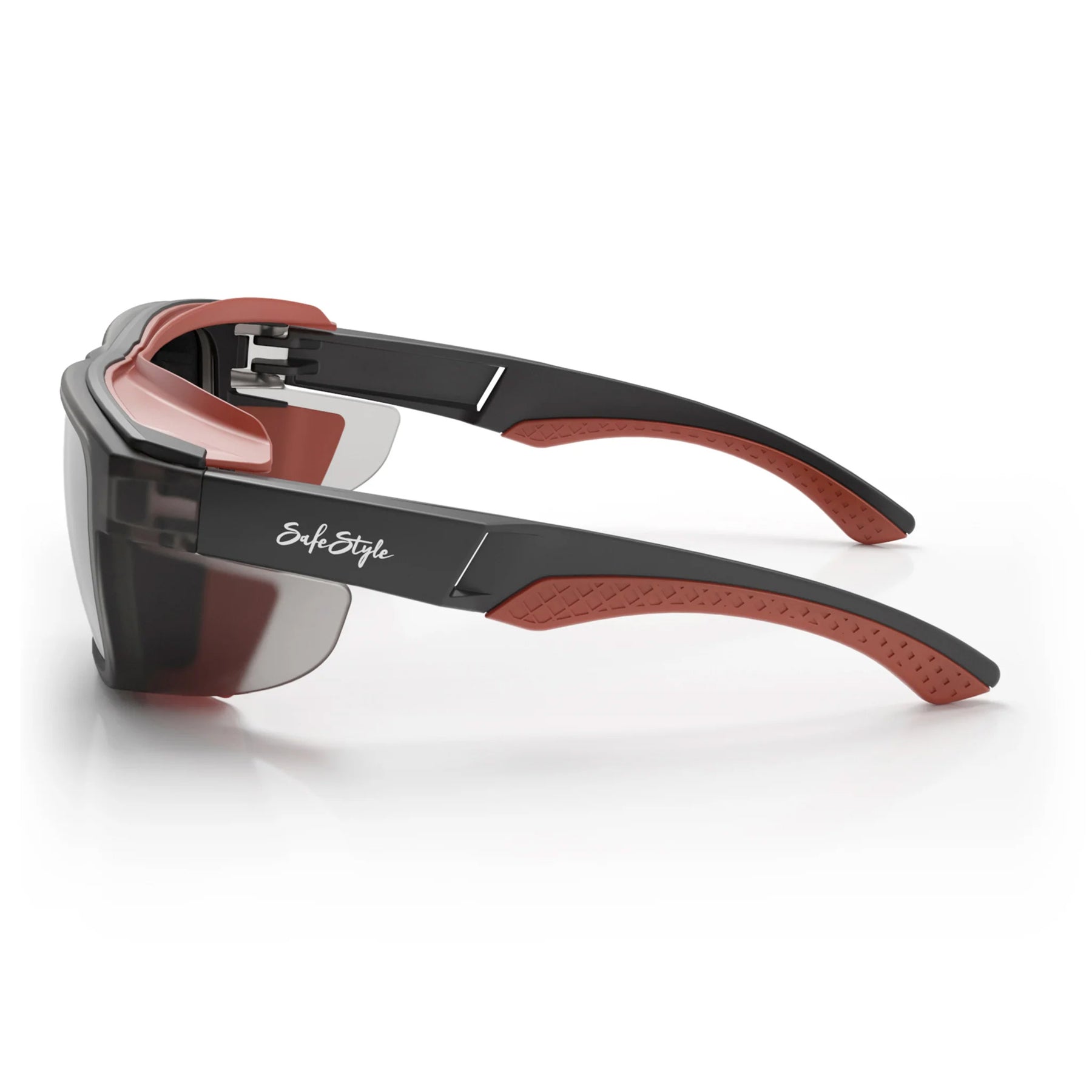 safestyle converts matte graphite red frame grey polarised lens