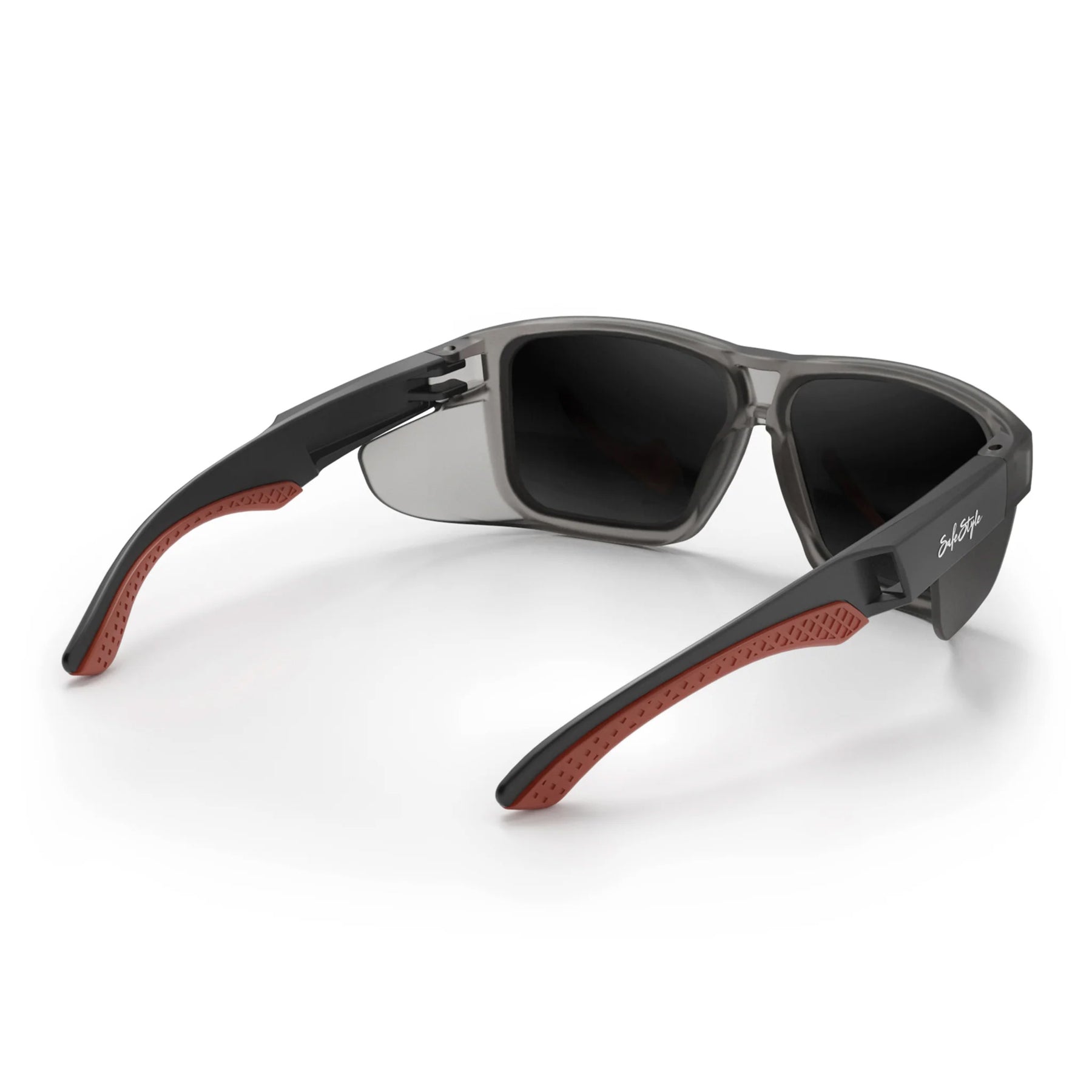 safestyle converts matte graphite red frame grey polarised lens