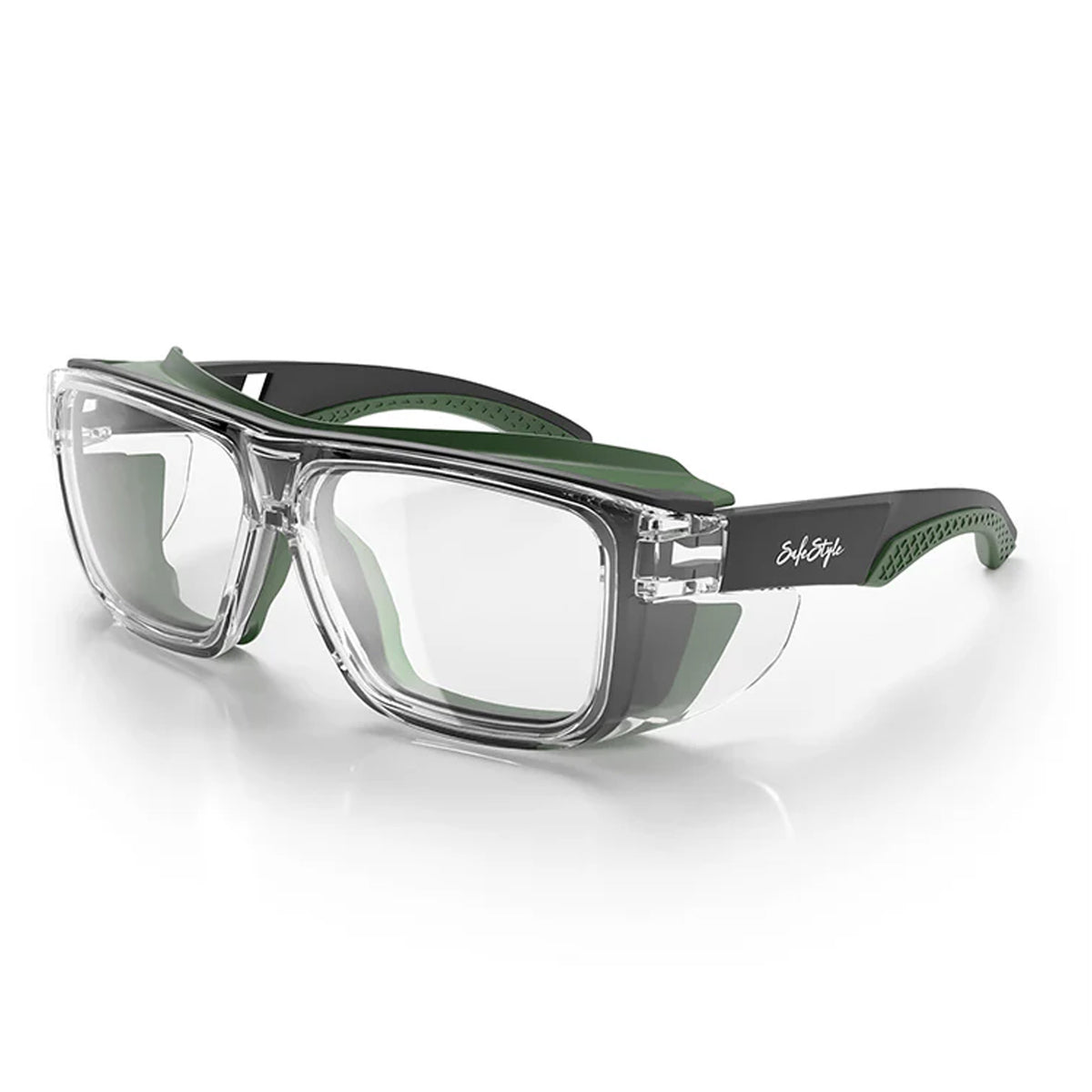 CONVERTS - GREEN FRAME - CLEAR LENS - SPCO1-0002