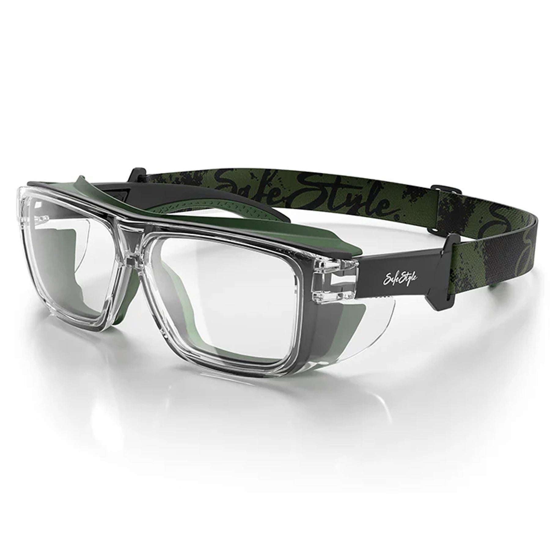 CONVERTS - GREEN FRAME - CLEAR LENS - SPCO1-0002