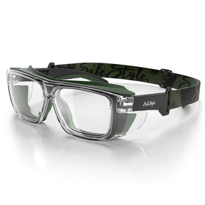 CONVERTS - GREEN FRAME - CLEAR LENS - SPCO1-0002