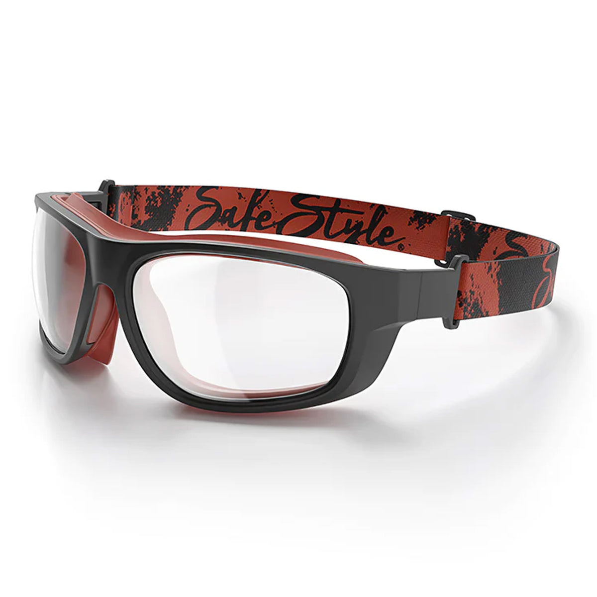 SWITCHES MATTE BLACK/RED FRAME - CLEAR LENS - SPSW1-0000