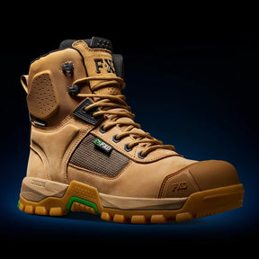 fxd waterproof nitrolite workboots in wheat