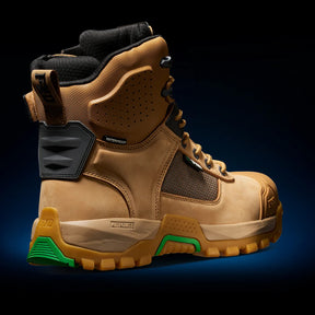 fxd waterproof nitrolite workboots in wheat