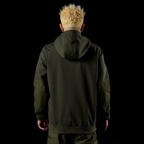 fxd BONDED 3-LAYER MEMBRANE FLEECE ZIP HOODIE in green