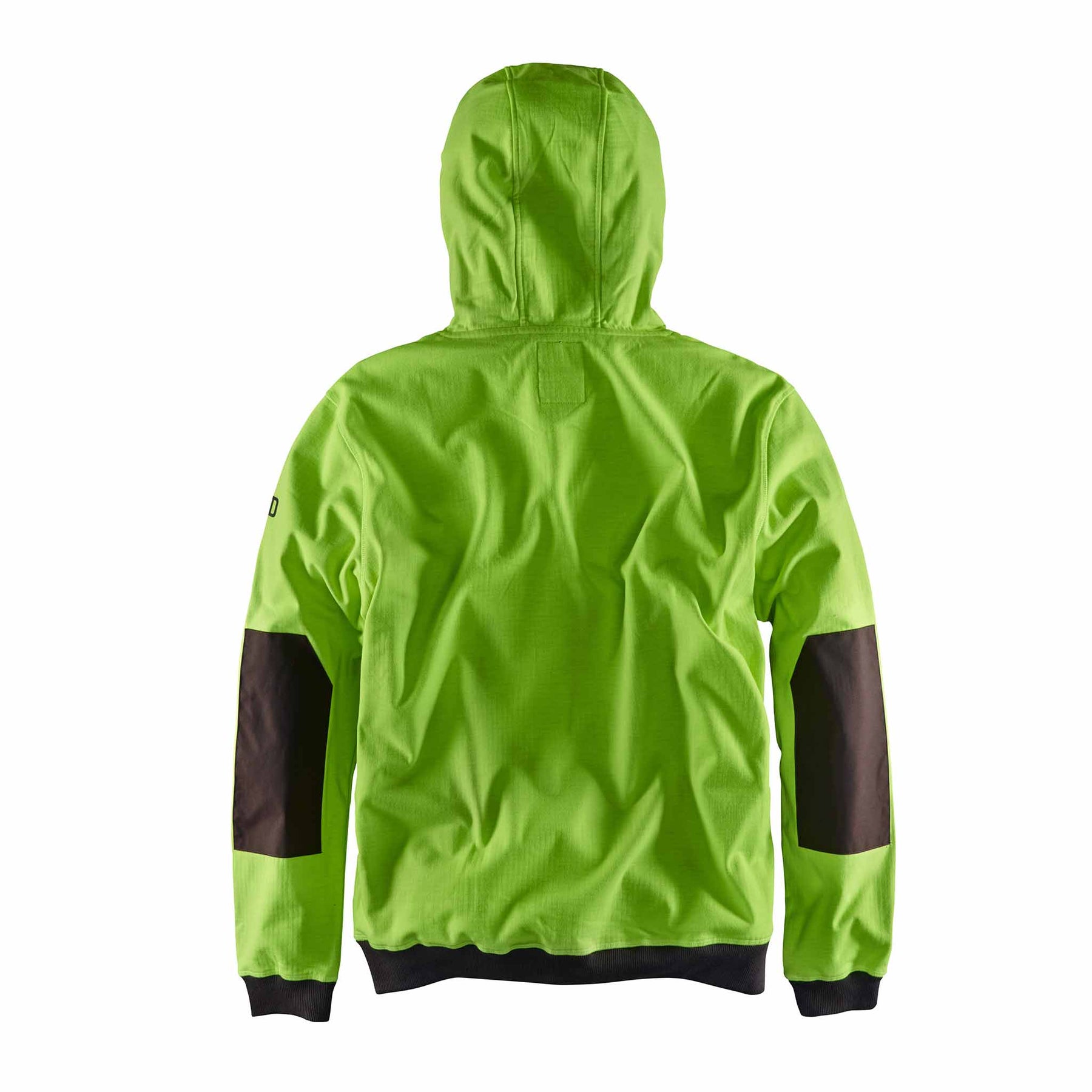 fxd bonded membrane fleece hoodie in hi vis yellow