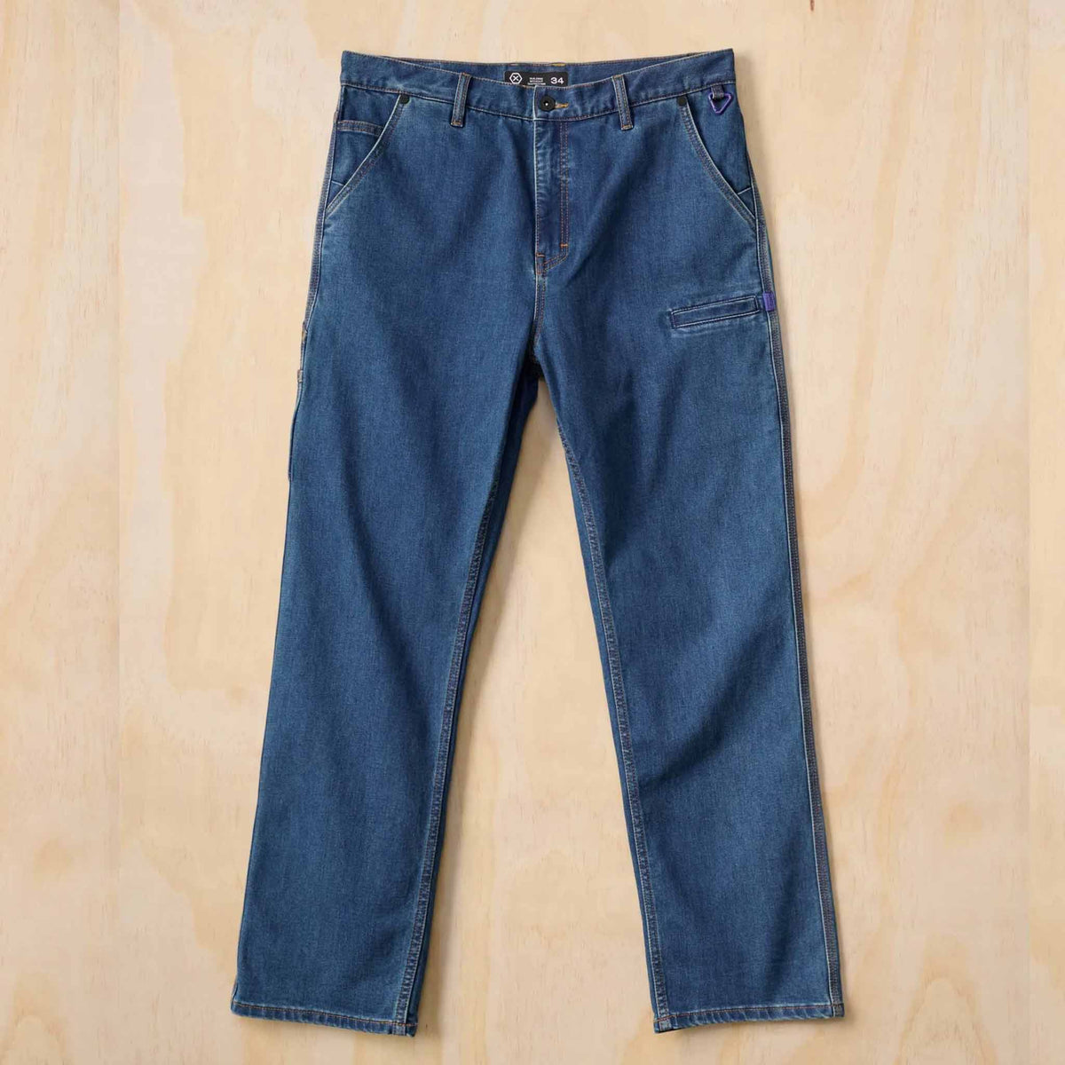 xdmg denim work pant in 90s denim