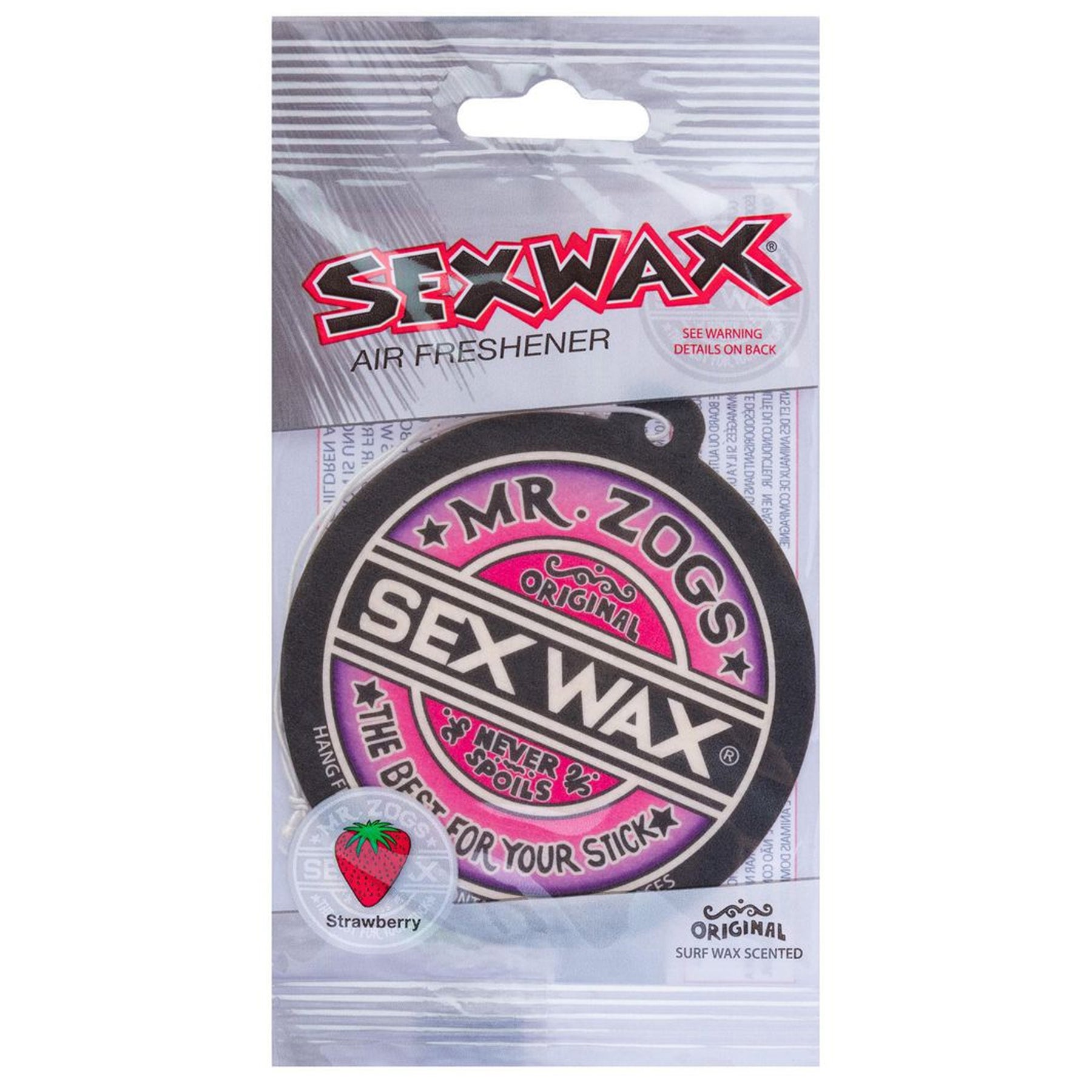 sex wax air freshener in strawberry