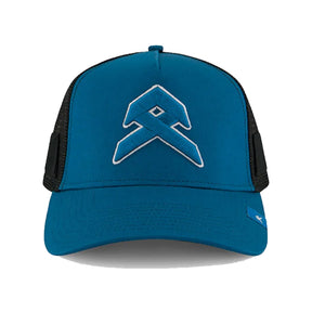 anthem workwear icon trucker cap in anthem blue