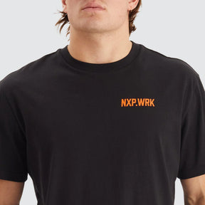 nxp concept relaxed tshirt in solid black