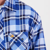 swanndri egmont half placket shirt in arctic