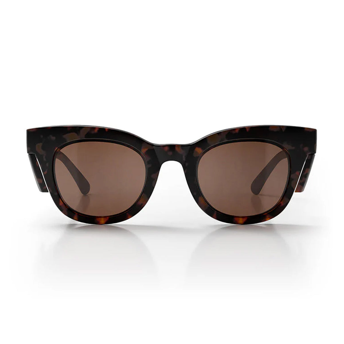 safestyle harps matte tort frame with brown polarised lens