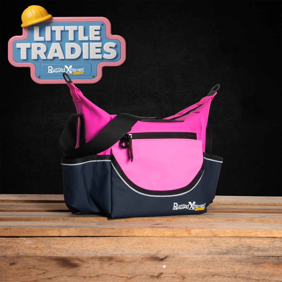 rugged xtremes LITTLE TRADIE PINK INSULATED CRIB BAG 8L 