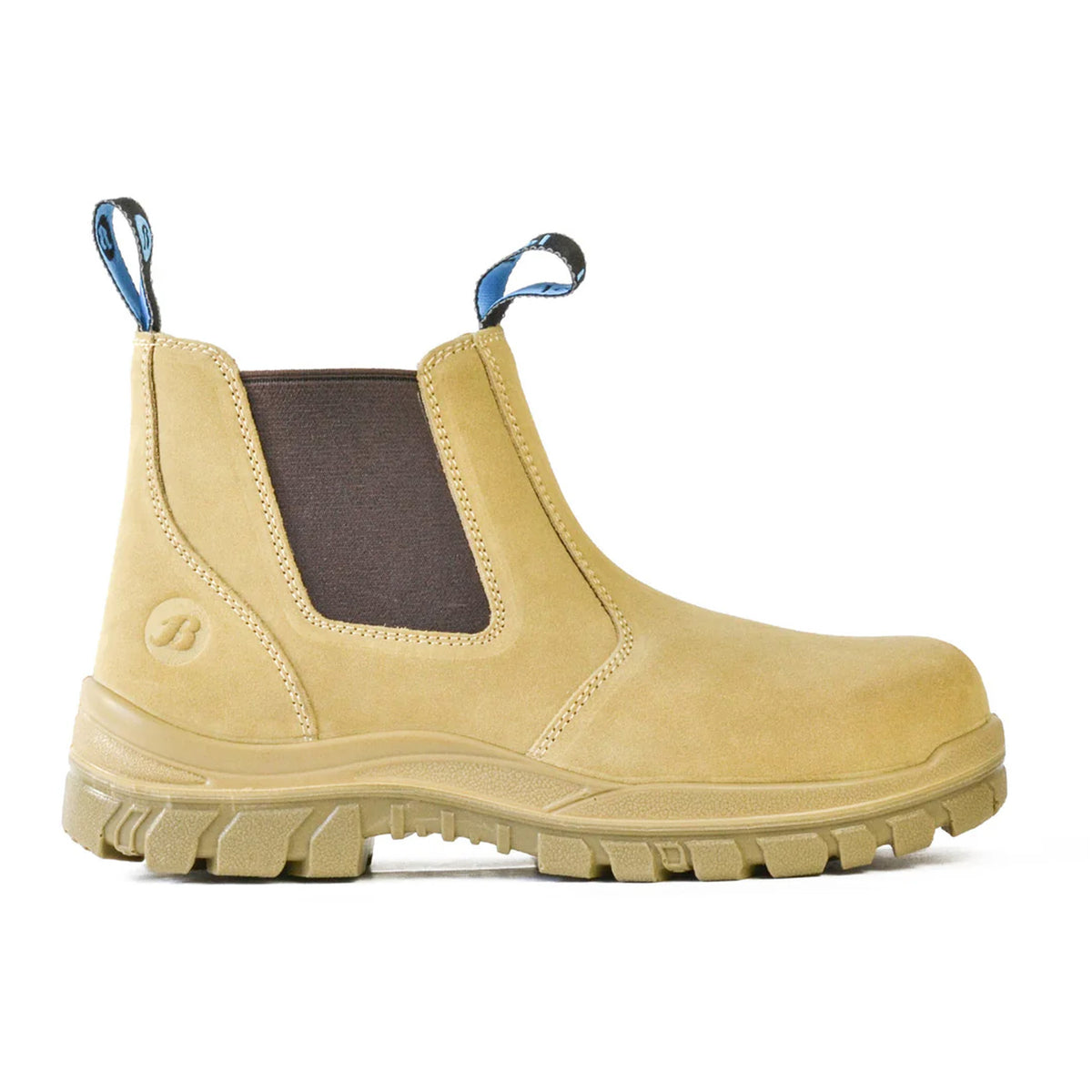 bata mercury tan elastic sided work boot