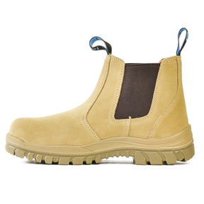 bata mercury tan elastic sided work boot