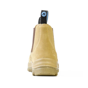 bata mercury tan elastic sided work boot