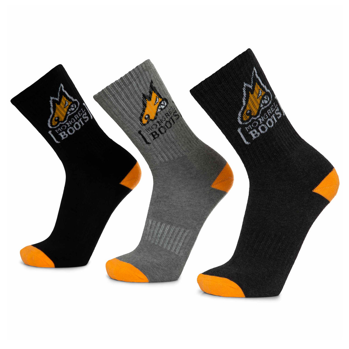 mongrel cotton socks 5 pack