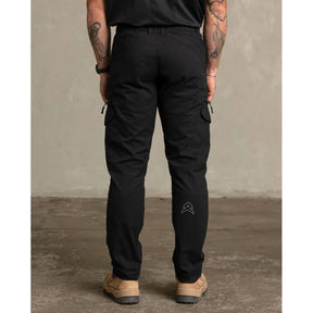 anthem workwear agility cotton ripstop pant in black