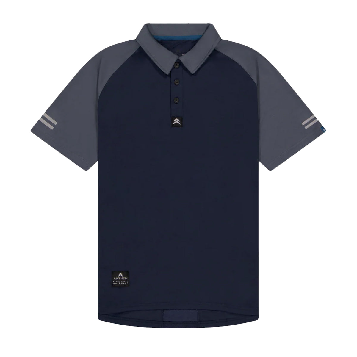 anthem workwear hi flow performance polo in navy