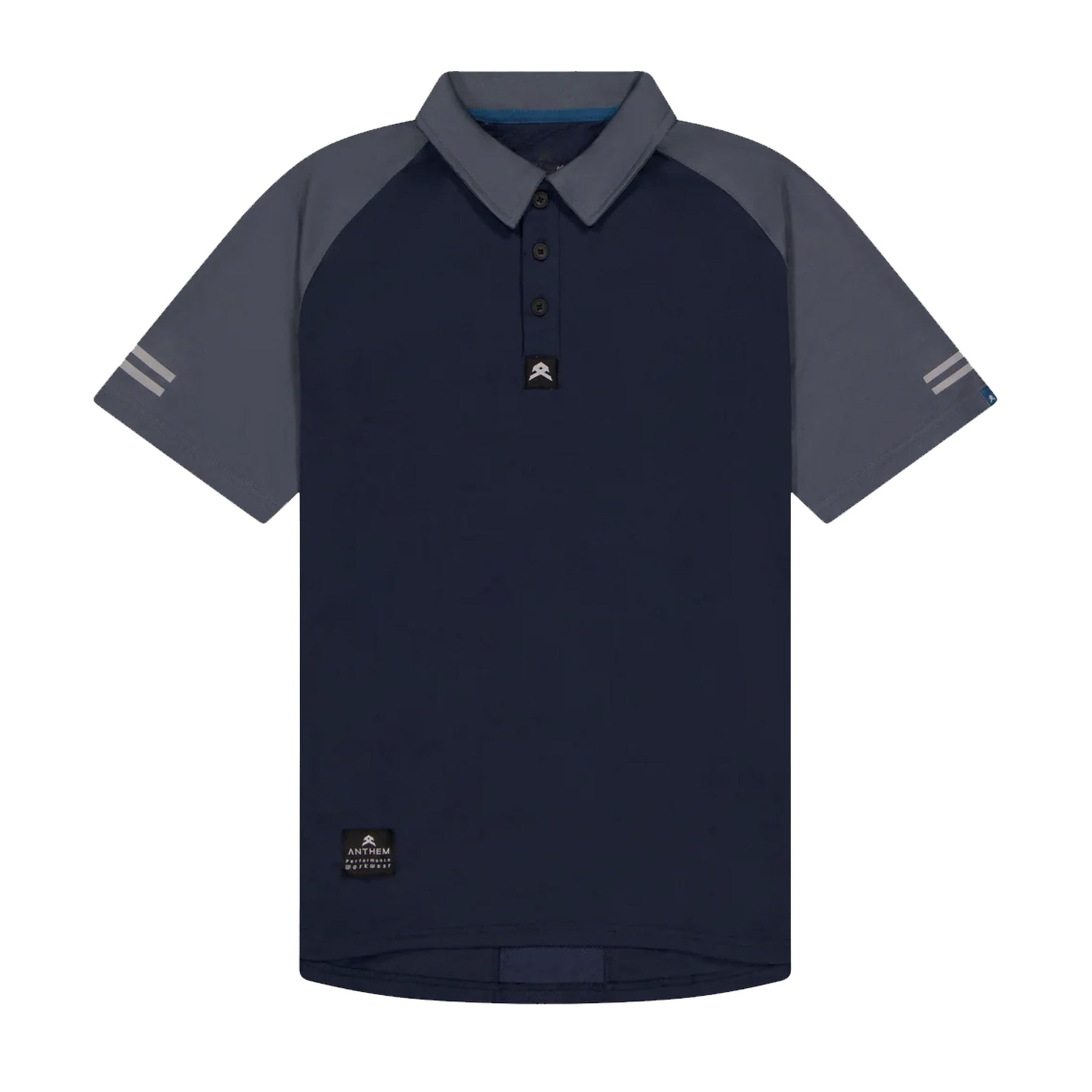 anthem workwear hi flow performance polo in navy