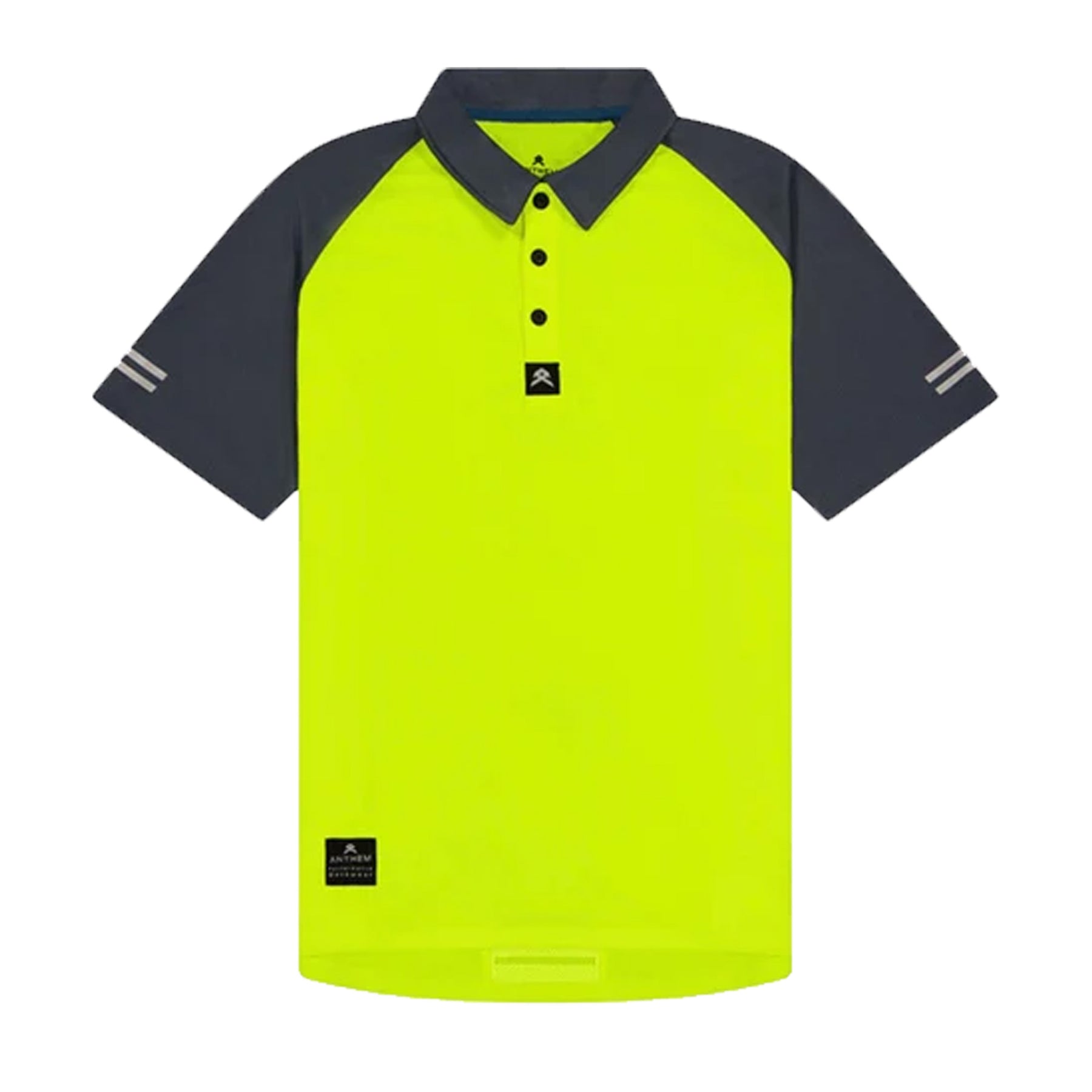 anthem workwear hi flow performance polo in yellow