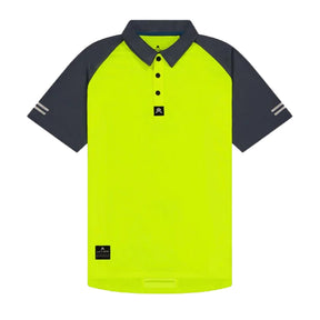anthem workwear hi flow performance polo in yellow