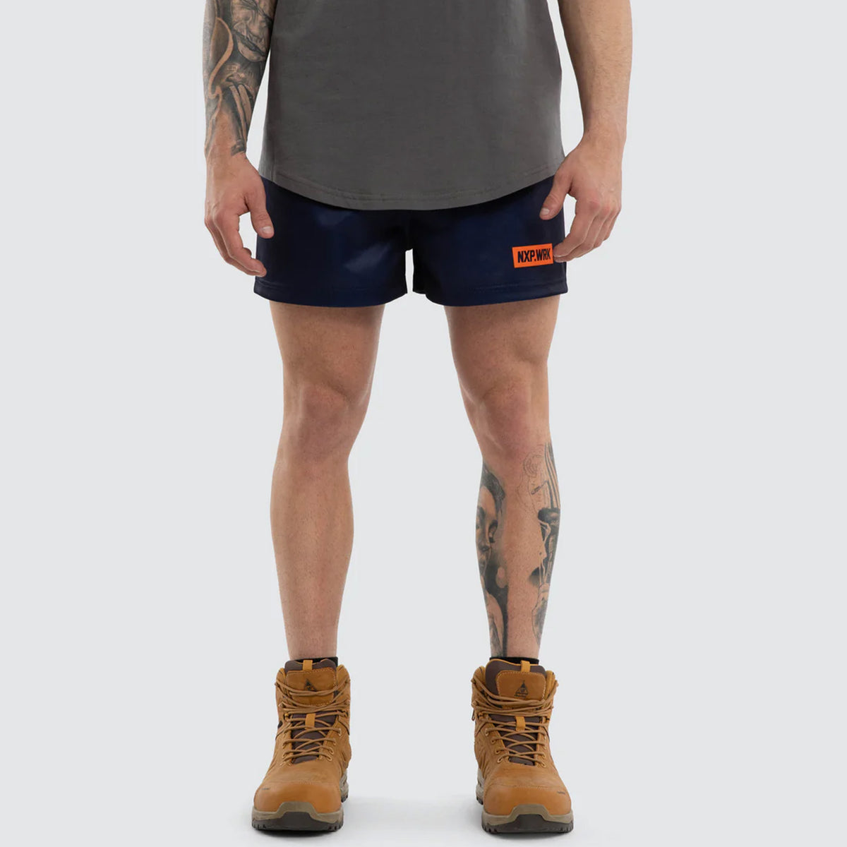 nxp trade football short in navy