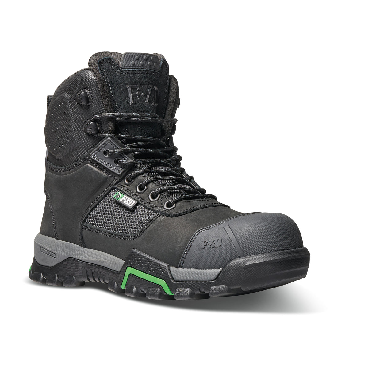 fxd nitrolite high cut work boot in black